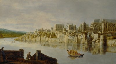 The Thames at Westminster Stairs by Claude de Jongh